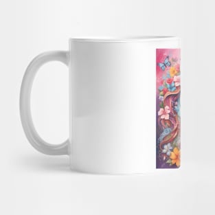 Floral X Unicorn Mug